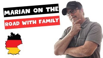 Marian on the road with family