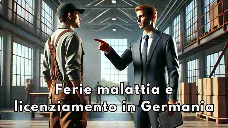 Ferie malattia e licenziamento in Germania